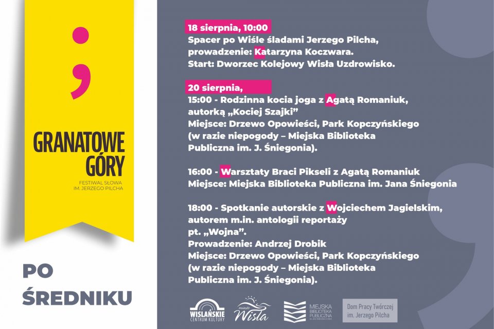 Granatowe Góry po średniku